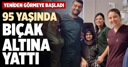 95 YAŞINDA BIÇAK ALTINA YATTI