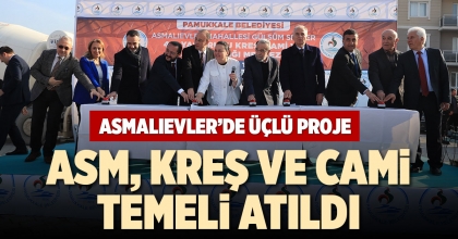 ASMALIEVLER’DE ÜÇLÜ PROJE