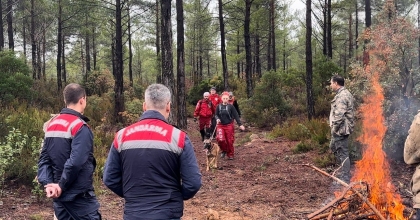 DAĞDA KAYBOLAN ADAMI ARAMA ÇALIŞMALARI SÜRÜYOR