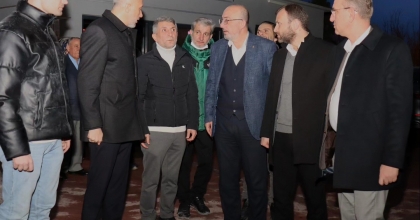 YANGINDAN ETKİLENEN FABRİKAYA ZİYARET