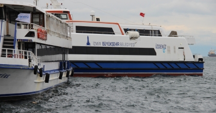 DENİZ ULAŞIMINA FIRTINA ENGELİ