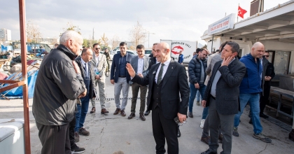 BALIKÇILARDAN BAŞKAN SOYER'E TEŞEKKÜR
