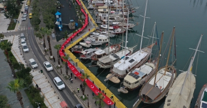 SARIKAMIŞ ŞEHİTLERİ İÇİN YÜRÜDÜLER