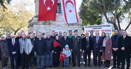 KIBRIS TÜRKÜ'NÜN MİLLİ KAHRAMANLARI ANILDI