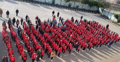ÖĞRENCİLERDEN ŞEHİTLERE VEFA