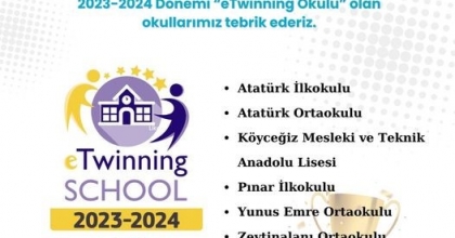 KÖYCEĞİZ'DE 6 OKUL ETWİNNİG OKULU SEÇİLDİ