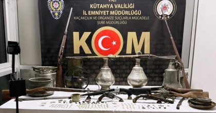 OPERASYONDA 95 OBJE 176 SİKKE ELE GEÇİRİLDİ