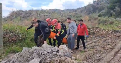 AYAĞI KIRILAN YAŞLI ADAM İÇİN EKİPLER SEFERBER OLDU