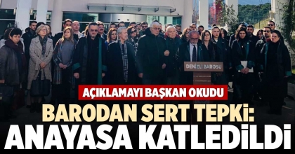 BARODAN SERT TEPKİ:  ANAYASA KATLEDİLDİ