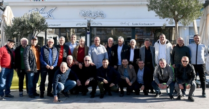 BAŞKAN ÖMER GÜNEL EFSANE FUTBOLCULARLA BİR ARAYA GELDİ