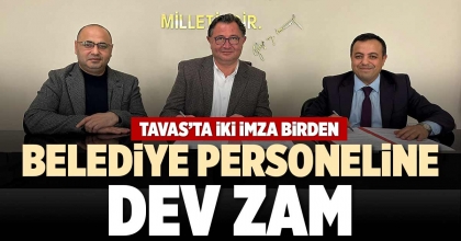 BELEDİYE PERSONELİNE DEV ZAM