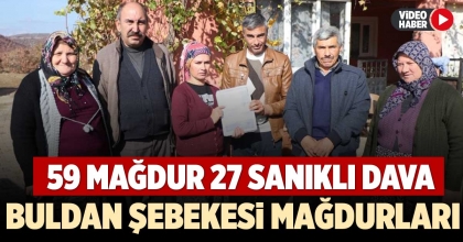 BULDAN ŞEBEKESİ MAĞDURLARI