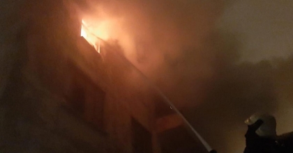 ÇATI YANGINI ENDİŞE YARATTI