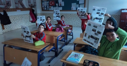ÇOCUKLAR KENDİ OKUL GAZETELERİNİ ÇIKARDI