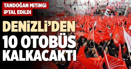 DENİZLİ’DEN 10 OTOBÜS KALKACAKTI