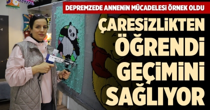 DEPREMZEDE ANNENİN MÜCADELESİ ÖRNEK OLDU