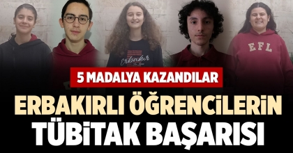 ERBAKIRLI ÖĞRENCİLERİN TÜBİTAK BAŞARISI