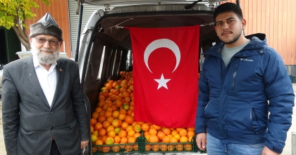 MEHMETÇİK’E NARENCİYE GÖTÜRECEK