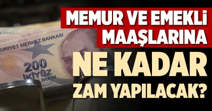 MEMUR VE EMEKLİ MAAŞLARINA NE KADAR ZAM YAPILACAK?