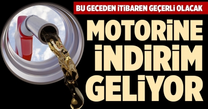MOTORİNE İNDİRİM GELİYOR