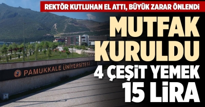 REKTÖR KUTLUHAN EL ATTI, BÜYÜK ZARAR ÖNLENDİ