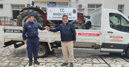 SARIGÖL'DE ÇALINAN TRAKTÖR AYDIN'DA BULUNDU