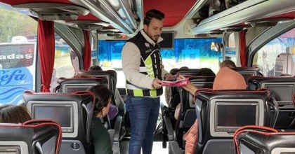 ŞEHİRLERARASI OTOBÜSLER DENETLENDİ