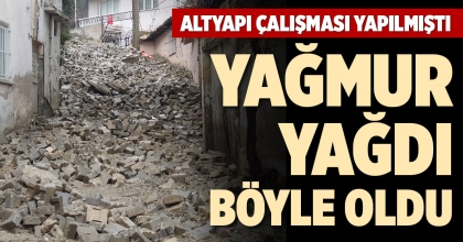 YAĞMUR YAĞDI BÖYLE OLDU