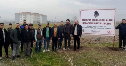 HONAZ BELEDİYESİ ATLI SPOR ETKİNLİKLERİ ALANI OLUŞTURDU