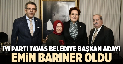 İYİ PARTİ TAVAS BELEDİYE BAŞKAN ADAYI EMİN BARINER OLDU
