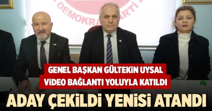 ADAY ÇEKİLDİ YENİSİ ATANDI