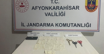 AFYONKARAHİSAR’DA PEÇETEYE EMDİRİLMİŞ BONZAİ ELE GEÇİRİLDİ