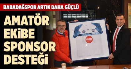 AMATÖR EKİBE SPONSOR DESTEĞİ