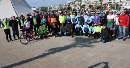 6 ŞUBAT DEPREMLERİNİN YILDÖNÜMÜNDE PEDAL ÇEVİRDİLER