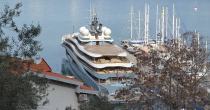 MEGA YAT FLYİNG FOX FETHİYE'YE DEMİR ATTI