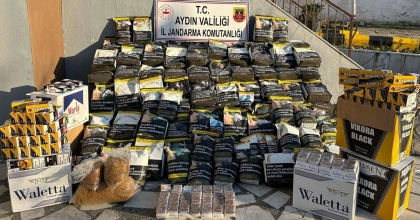 AYDIN'DA 115 BİN ADET MAKARON ELE GEÇİRİLDİ