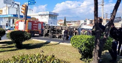 AYDIN'DA KAMYONUN ÇARPTIĞI ŞAHIS HAYATINI KAYBETTİ