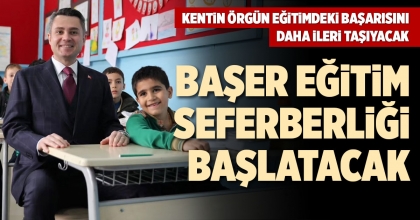 BAŞER EĞİTİM SEFERBERLİĞİ BAŞLATACAK