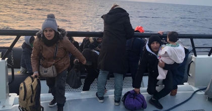 BODRUM'DA 4’Ü ÇOCUK 32 DÜZENSİZ GÖÇMEN KURTARILDI