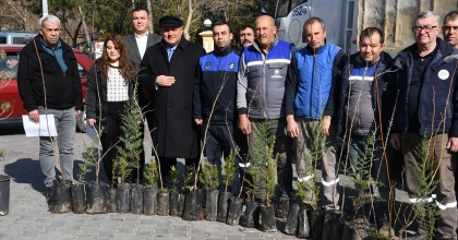 BULDAN’DA 2 BİN 100 FİDAN TOPRAKLA BULUŞACAK