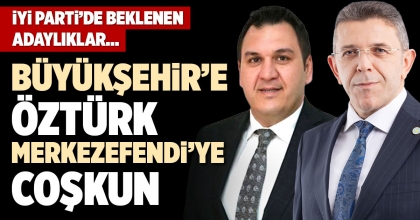 BÜYÜKŞEHİR’E ÖZTÜRK MERKEZEFENDİ’YE COŞKUN