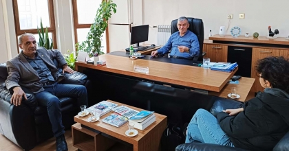 BÜYÜKŞEHİRİN İŞÇİ ADAYI SENDİKALARI ZİYARET ETTİ