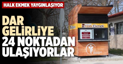 DAR GELİRLİYE 24 NOKTADAN ULAŞIYORLAR