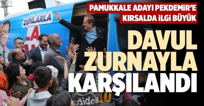 DAVUL ZURNAYLA KARŞILANDI