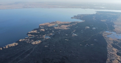 EBER GÖLÜ'NDEKİ YANGINDA 40 FUTBOL SAHASI BÜYÜKLÜĞÜNDEKİ ALAN ZARAR GÖRDÜ