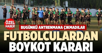 FUTBOLCULARDAN BOYKOT KARARI