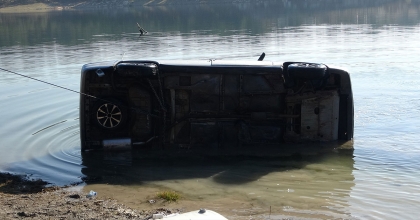 GÖLETTE OTOMOBİLLE KAYBOLAN GENCİN CANSIZ BEDENİNE ULAŞTI