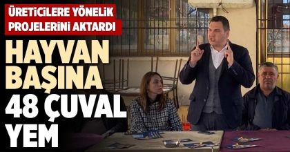 HAYVAN BAŞINA 48 ÇUVAL YEM