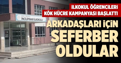 İLKOKUL ÖĞRENCİLERİ KÖK HÜCRE KAMPANYASI BAŞLATTI