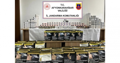 JANDARMA 57 BİN ADET BOŞ MAKARON ELE GEÇİRDİ